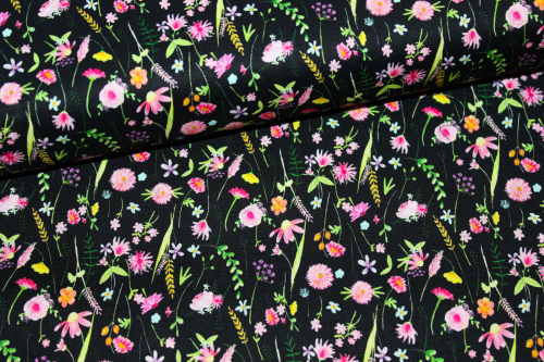 Designer- Baumwollstoff Flower Market Small Flower- Multi (10 cm)